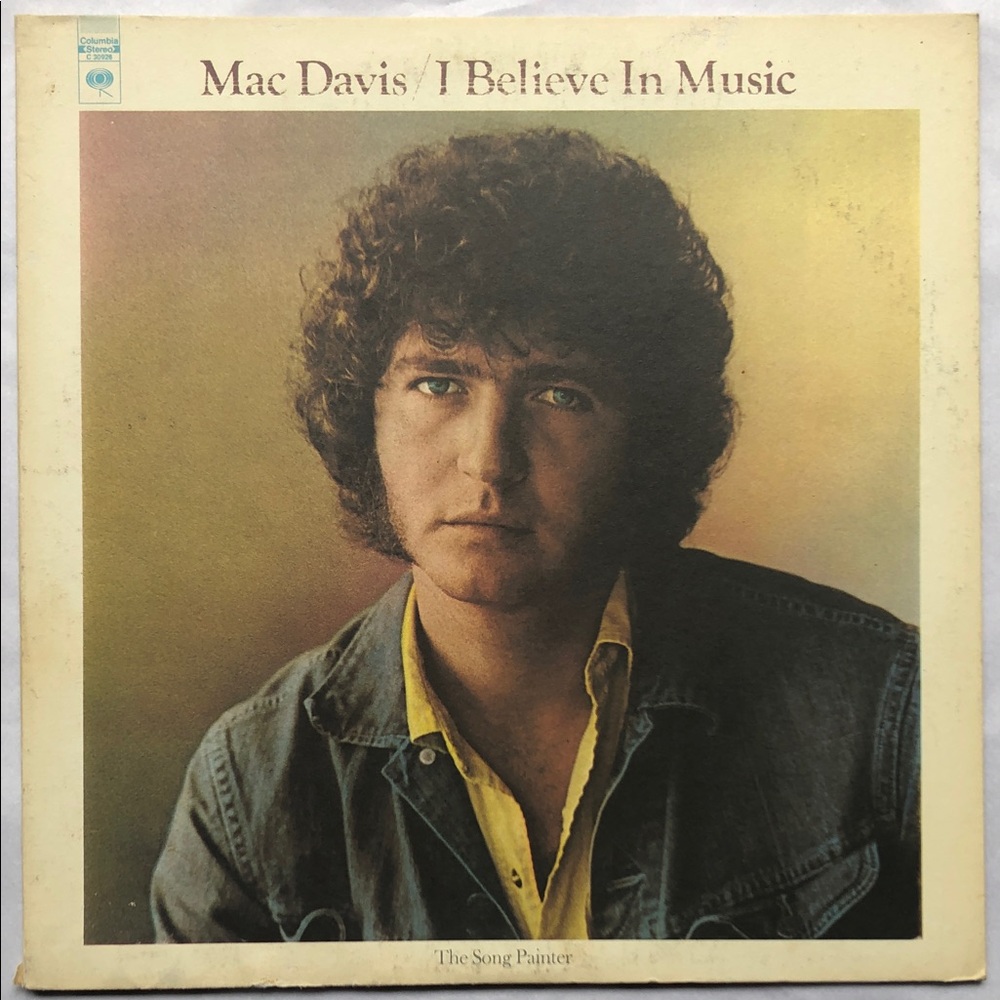 Mac Davis I Believe In Music Vinyl Lp Record Album